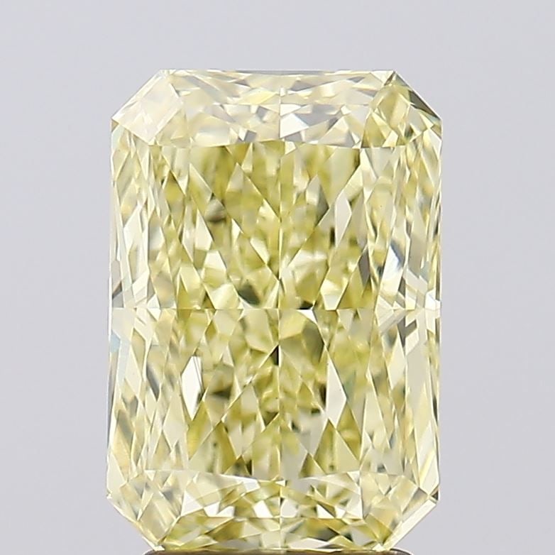 Loose Diamond - RADIANT 3.06ct Fancy Yellow VVS2: Loose Diamond - RADIANT 3.06ct Fancy Yellow VVS2 Source: This is a real non-mined Diamond that has been grown in a lab Shape: RADIANT Carats: 3.06 Color: Fancy Yellow Certification: IGI Video: