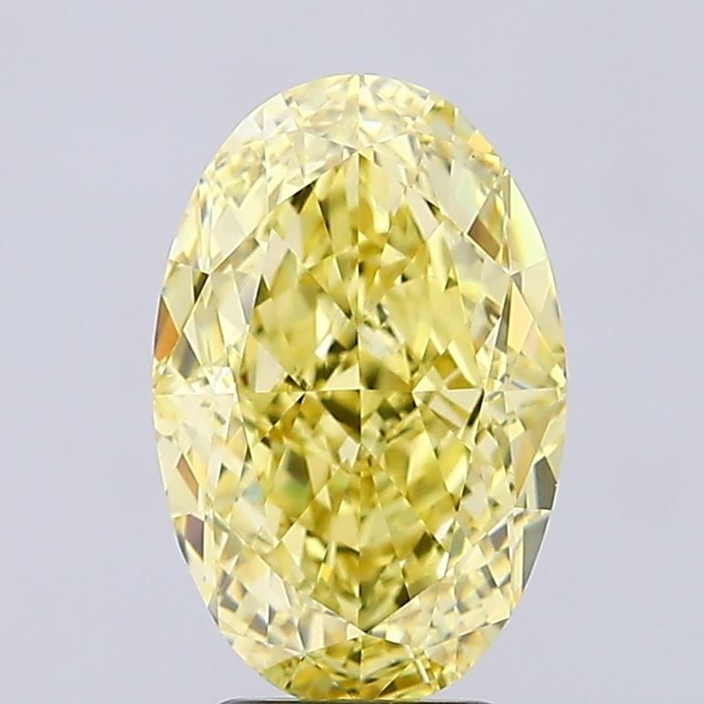 Loose Diamond - OVAL 5.07ct Fancy Intense Yellow VS1: Loose Diamond - OVAL 5.07ct Fancy Intense Yellow VS1 Source: This is a real non-mined Diamond that has been grown in a lab Shape: OVAL Carats: 5.07 Color: Fancy Intense Yellow Certification: NONE Vide