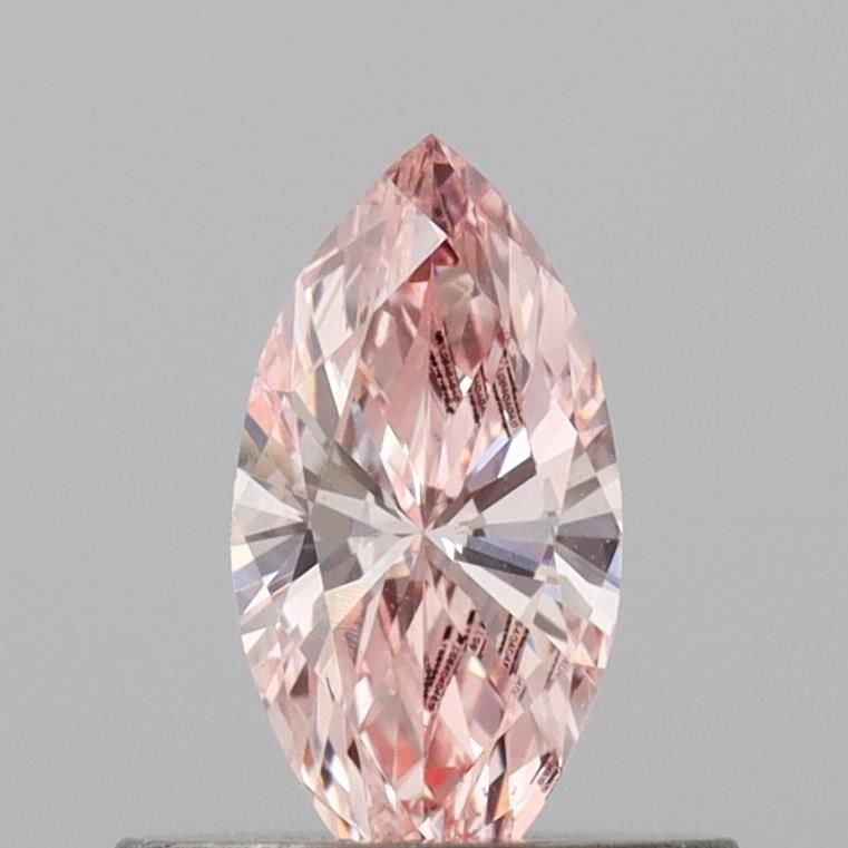 Loose Diamond - MARQUISE 0.37ct Fancy Pink VS1: Loose Diamond - MARQUISE 0.37ct Fancy Pink VS1 Source: This is a real non-mined Diamond that has been grown in a lab Shape: MARQUISE Carats: 0.37 Color: Fancy Pink Certification: IGI Video: Video