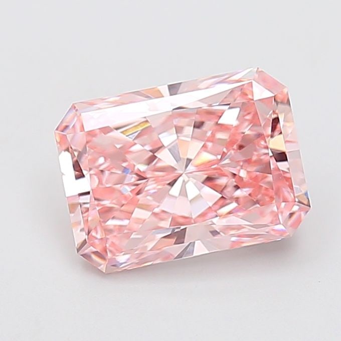 Loose Diamond - RADIANT 3.01ct Fancy Vivid Pink VVS2: Loose Diamond - RADIANT 3.01ct Fancy Vivid Pink VVS2 Source: This is a real non-mined Diamond that has been grown in a lab Shape: RADIANT Carats: 3.01 Color: Fancy Vivid Pink Certification: IGI