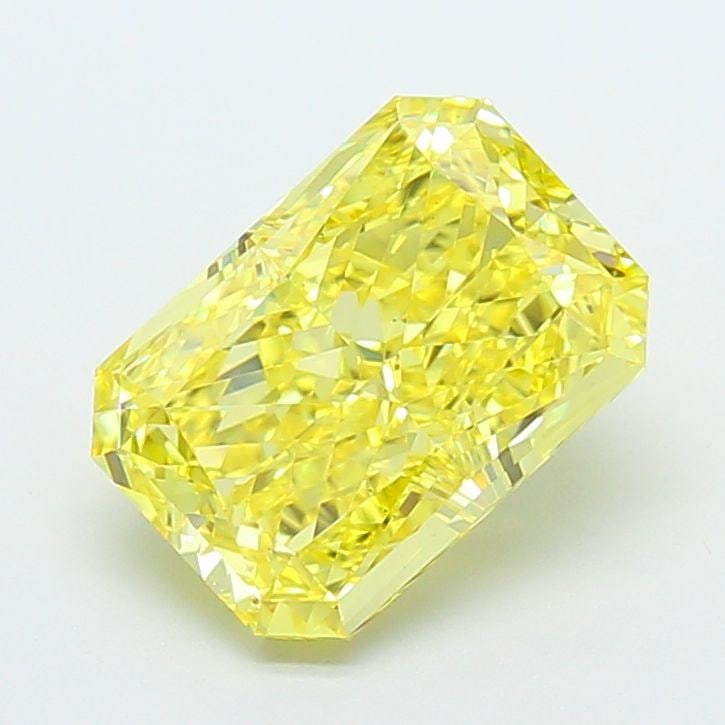 Loose Diamond - RADIANT 3.02ct Fancy Vivid Yellow VS1: Loose Diamond - RADIANT 3.02ct Fancy Vivid Yellow VS1 Source: This is a real non-mined Diamond that has been grown in a lab Shape: RADIANT Carats: 3.02 Color: Fancy Vivid Yellow Certification: IGI Vid