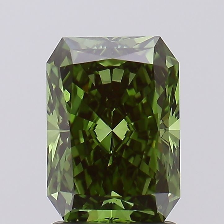 Loose Diamond - RADIANT 1.86ct Fancy Intense Green VS1: Loose Diamond - RADIANT 1.86ct Fancy Intense Green VS1 Source: This is a real non-mined Diamond that has been grown in a lab Shape: RADIANT Carats: 1.86 Color: Fancy Intense Green Certification: IGI V