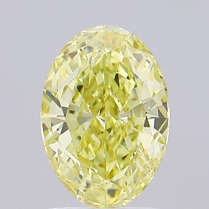 Loose Diamond - OVAL 1.5ct Fancy Intense Yellow VS1: Loose Diamond - OVAL 1.5ct Fancy Intense Yellow VS1 Source: This is a real non-mined Diamond that has been grown in a lab Shape: OVAL Carats: 1.5 Color: Fancy Intense Yellow Certification: NONE Video: