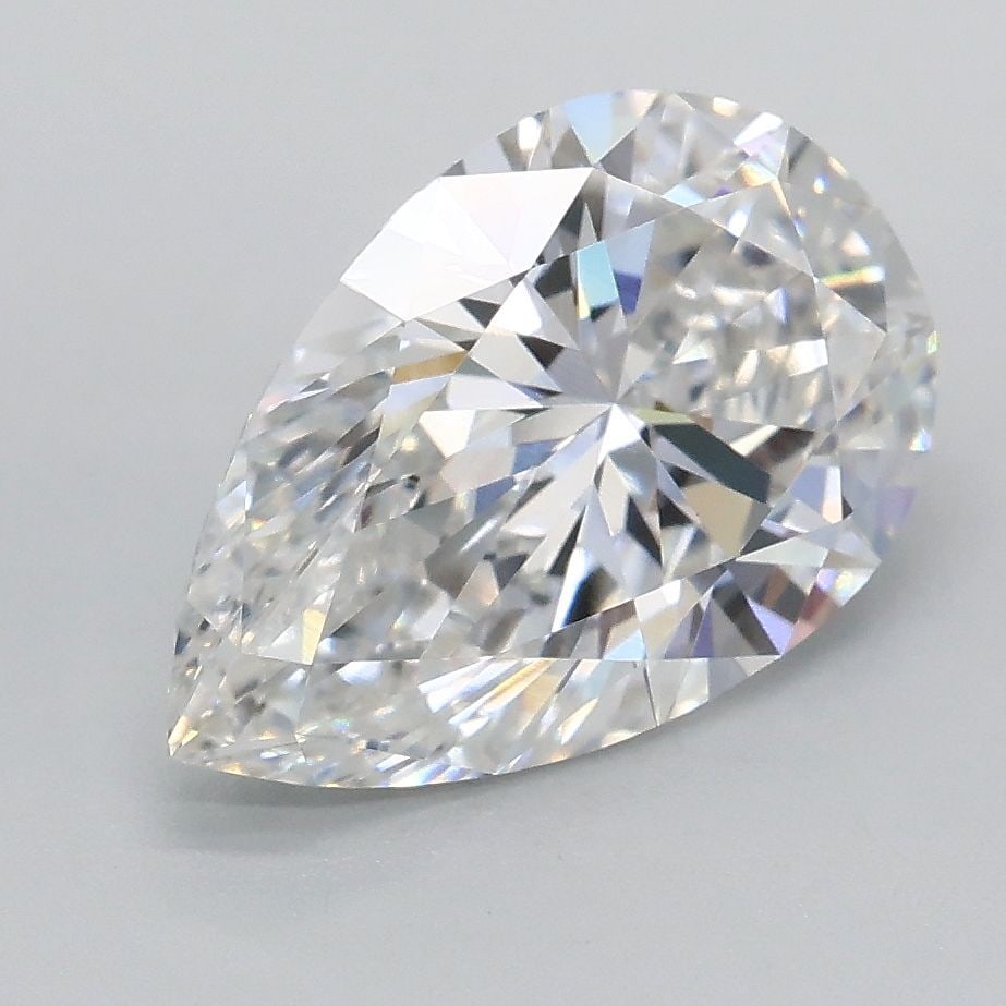 Loose Diamond - PEAR 2.09ct E VVS2: Loose Diamond - PEAR 2.09ct E VVS2 Source: This is a real non-mined Diamond that has been grown in a lab Shape: PEAR Carats: 2.09 Color: E Clarity: VVS2 Certification: IGI Video: