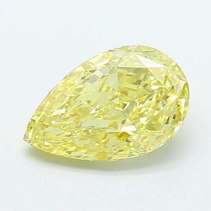 Loose Diamond - PEAR 3.57ct Fancy Intense Yellow VVS2: Loose Diamond - PEAR 3.57ct Fancy Intense Yellow VVS2 Source: This is a real non-mined Diamond that has been grown in a lab Shape: PEAR Carats: 3.57 Color: Fancy Intense Yellow Certification: IGI Vide