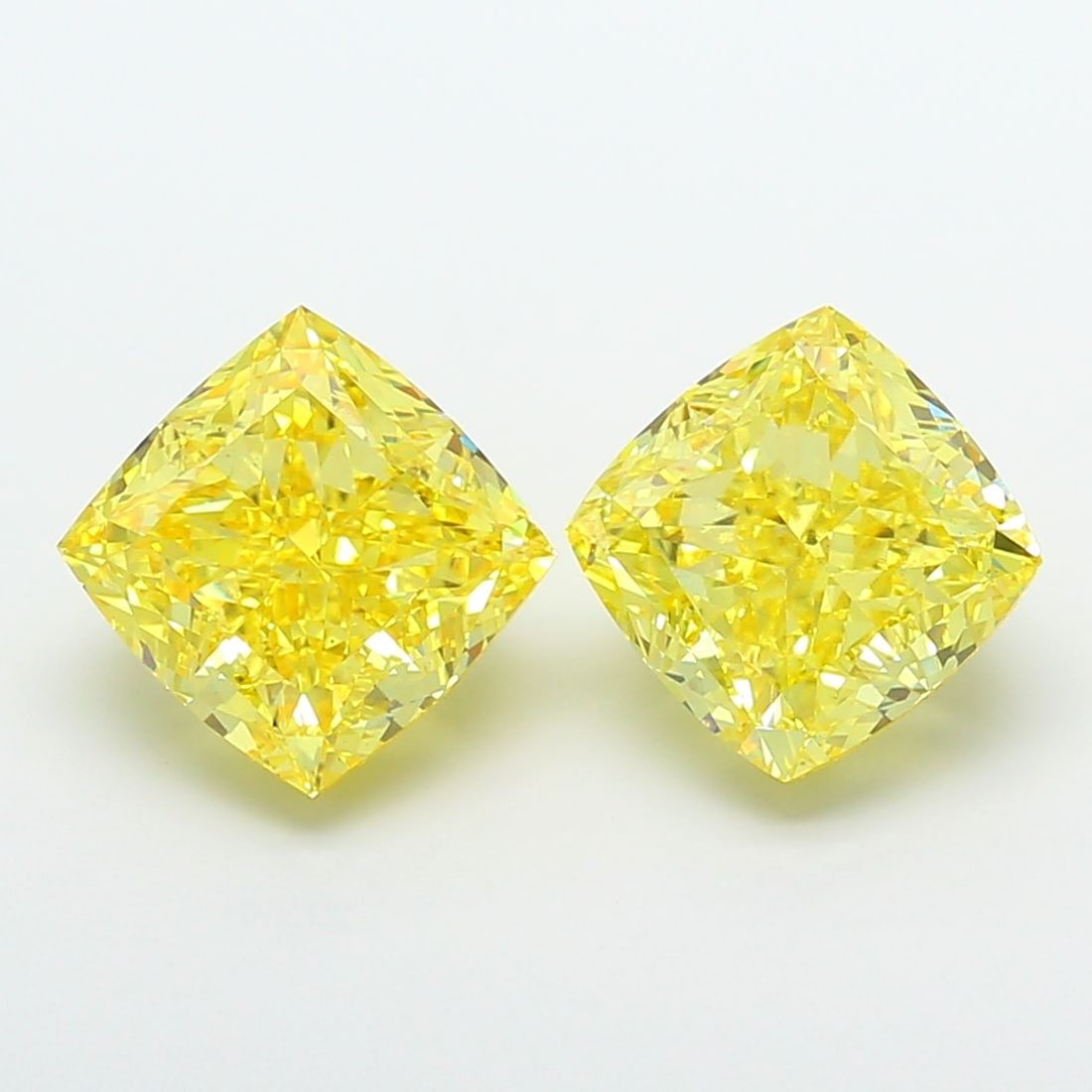 Loose Diamond - CUSHION MODIFIED 7.05ct Fancy Vivid Yellow VS2: Loose Diamond - CUSHION MODIFIED 7.05ct Fancy Vivid Yellow VS2 Source: This is a real non-mined Diamond that has been grown in a lab Shape: CUSHION MODIFIED Carats: 7.05 Color: Fancy Vivid Yellow Cert