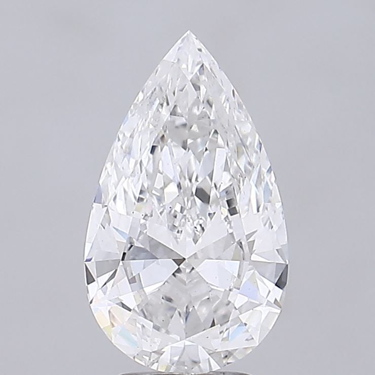 Loose Diamond - PEAR 4.04ct F VS2: Loose Diamond - PEAR 4.04ct F VS2 Source: This is a real non-mined Diamond that has been grown in a lab Shape: PEAR Carats: 4.04 Color: F Clarity: VS2 Certification: IGI Video: