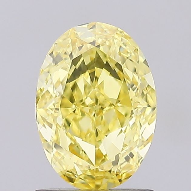 Loose Diamond - OVAL 1.0ct Fancy Vivid Yellow VVS2: Loose Diamond - OVAL 1.0ct Fancy Vivid Yellow VVS2 Source: This is a real non-mined Diamond that has been grown in a lab Shape: OVAL Carats: 1.0 Color: Fancy Vivid Yellow Certification: IGI Video: