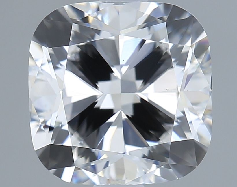 Loose Diamond - CUSHION BRILLIANT 2.52ct F VS1: Loose Diamond - CUSHION BRILLIANT 2.52ct F VS1 Source: This is a real non-mined Diamond that has been grown in a lab Shape: CUSHION BRILLIANT Carats: 2.52 Color: F Clarity: VS1 Certification: IGI Vide