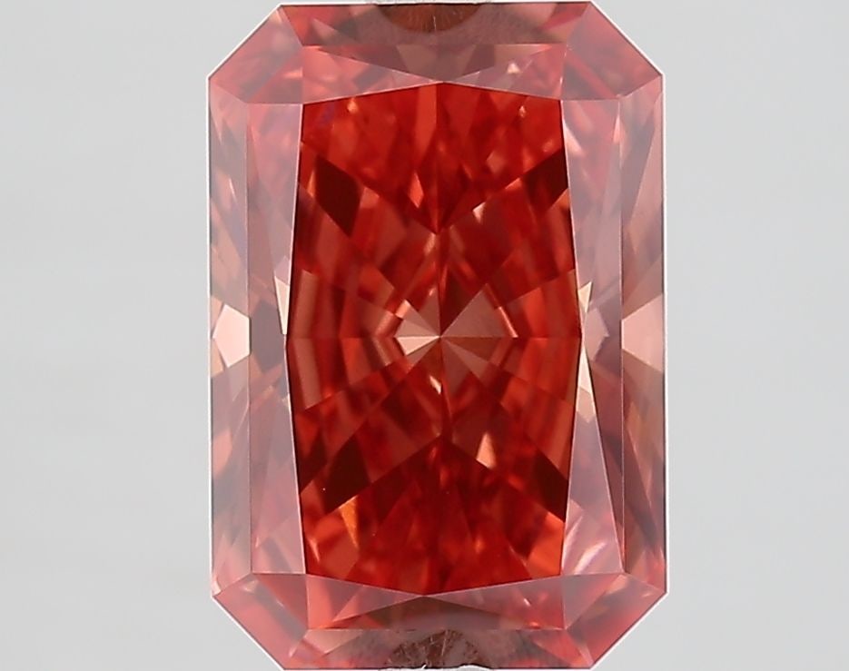 Loose Diamond - RADIANT 3.06ct Fancy Vivid Reddish Pink VVS2: Loose Diamond - RADIANT 3.06ct Fancy Vivid Reddish Pink VVS2 Source: This is a real non-mined Diamond that has been grown in a lab Shape: RADIANT Carats: 3.06 Color: Fancy Vivid Reddish Pink Certifica