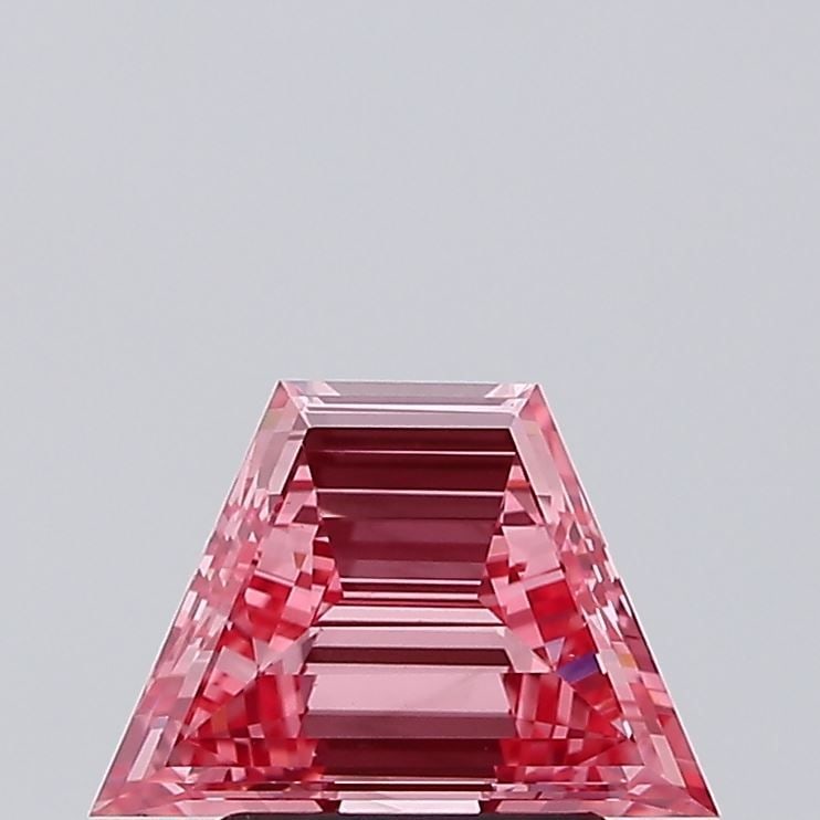 Loose Diamond - TRAPEZOID 1.51ct Fancy Vivid Pink VS1: Loose Diamond - TRAPEZOID 1.51ct Fancy Vivid Pink VS1 Source: This is a real non-mined Diamond that has been grown in a lab Shape: TRAPEZOID Carats: 1.51 Color: Fancy Vivid Pink Certification: IGI Vid