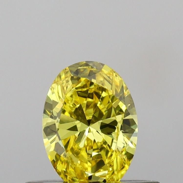 Loose Diamond - OVAL 0.4ct Fancy Vivid Yellow VS2: Loose Diamond - OVAL 0.4ct Fancy Vivid Yellow VS2 Source: This is a real non-mined Diamond that has been grown in a lab Shape: OVAL Carats: 0.4 Color: Fancy Vivid Yellow Certification: IGI Video: