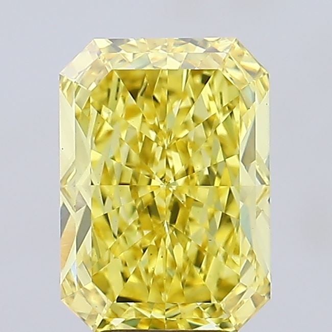 Loose Diamond - RADIANT 4.19ct Fancy Intense Yellow VS1: Loose Diamond - RADIANT 4.19ct Fancy Intense Yellow VS1 Source: This is a real non-mined Diamond that has been grown in a lab Shape: RADIANT Carats: 4.19 Color: Fancy Intense Yellow Certification: IGI