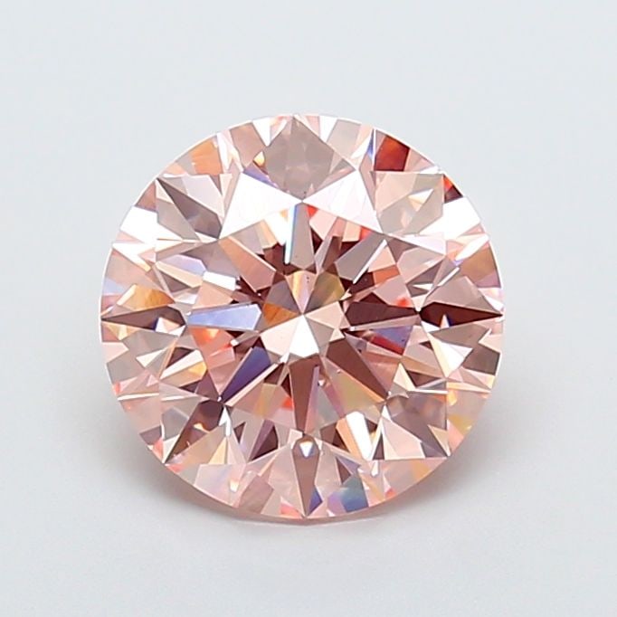 Ideal Loose Diamond - ROUND 5.01ct Fancy Intense Pink VS2: Ideal Loose Diamond - ROUND 5.01ct Fancy Intense Pink VS2 Source: This is a real non-mined Diamond that has been grown in a lab Shape: ROUND Carats: 5.01 Color: Fancy Intense Pink Certification: IGI