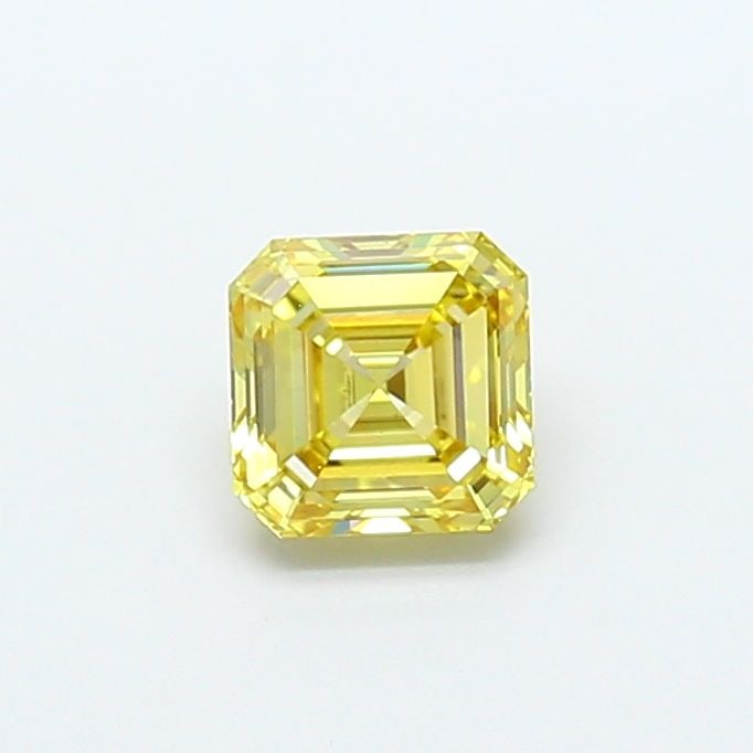 Loose Diamond - ASSCHER 1.0ct Fancy Yellow VS1: Loose Diamond - ASSCHER 1.0ct Fancy Yellow VS1 Source: This is a real non-mined Diamond that has been grown in a lab Shape: ASSCHER Carats: 1.0 Color: Fancy Yellow Certification: IGI Video: