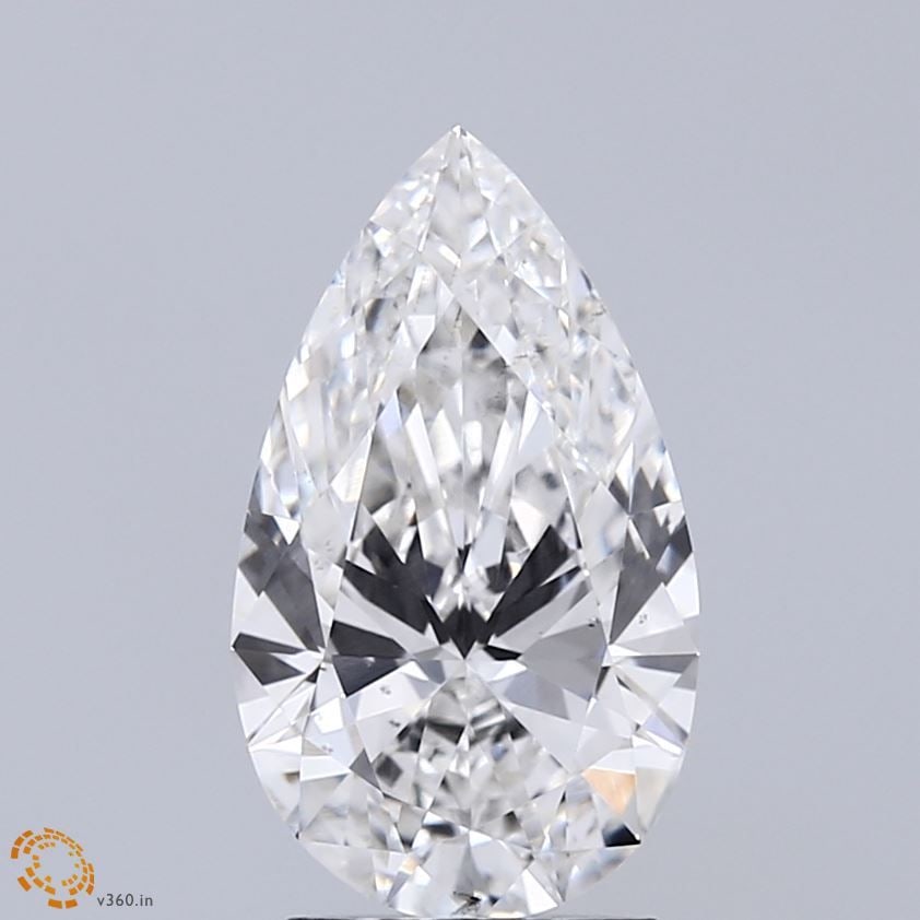 Loose Diamond - PEAR 2.01ct F SI1: Loose Diamond - PEAR 2.01ct F SI1 Source: This is a real non-mined Diamond that has been grown in a lab Shape: PEAR Carats: 2.01 Color: F Clarity: SI1 Certification: IGI Video: