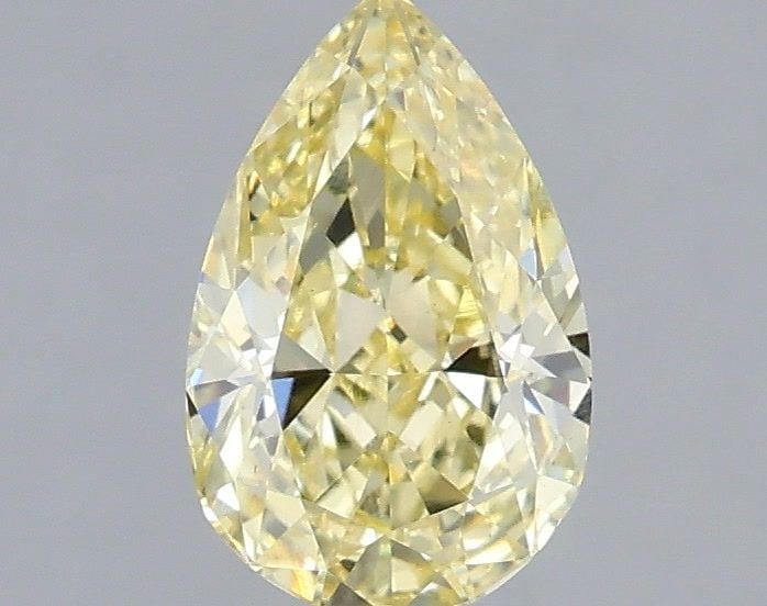 Loose Diamond - PEAR 1.1ct Fancy Yellow VS1: Loose Diamond - PEAR 1.1ct Fancy Yellow VS1 Source: This is a real non-mined Diamond that has been grown in a lab Shape: PEAR Carats: 1.1 Color: Fancy Yellow Certification: IGI Video: