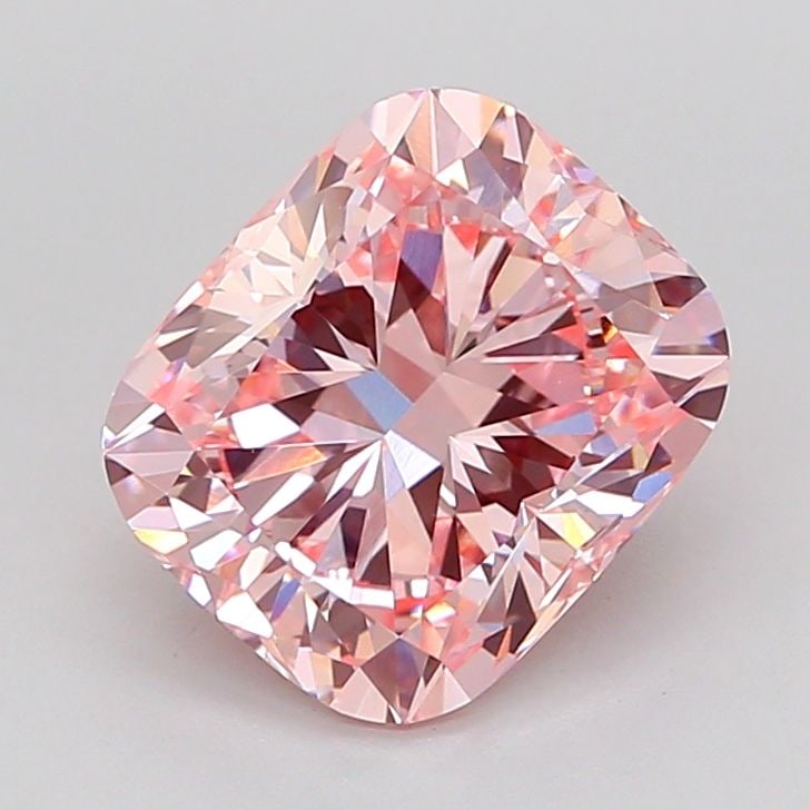 Loose Diamond - CUSHION MODIFIED 3.08ct Fancy Intense Pink VS1: Loose Diamond - CUSHION MODIFIED 3.08ct Fancy Intense Pink VS1 Source: This is a real non-mined Diamond that has been grown in a lab Shape: CUSHION MODIFIED Carats: 3.08 Color: Fancy Intense Pink Cert