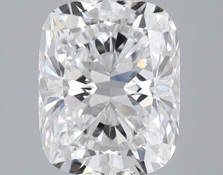 Loose Diamond - CUSHION MODIFIED 2.03ct D VS1: Loose Diamond - CUSHION MODIFIED 2.03ct D VS1 Source: This is a real non-mined Diamond that has been grown in a lab Shape: CUSHION MODIFIED Carats: 2.03 Color: D Clarity: VS1 Certification: IGI Video: