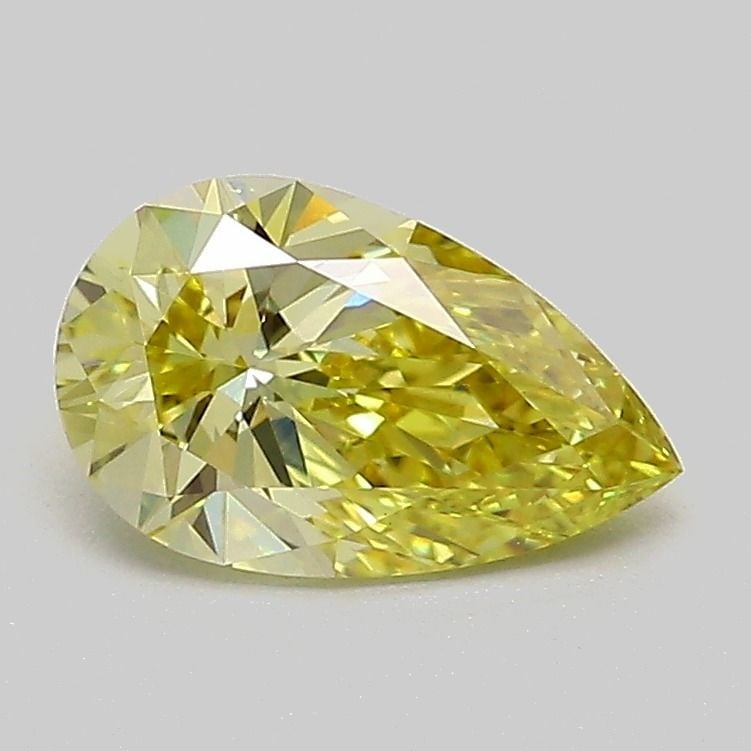Loose Diamond - PEAR 1.02ct Fancy Yellow VVS2: Loose Diamond - PEAR 1.02ct Fancy Yellow VVS2 Source: This is a real non-mined Diamond that has been grown in a lab Shape: PEAR Carats: 1.02 Color: Fancy Yellow Certification: IGI Video: