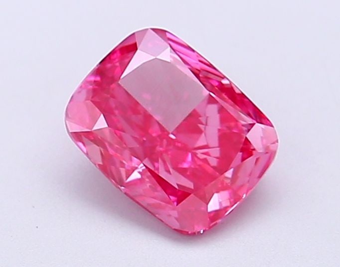 Loose Diamond - CUSHION MODIFIED 1.05ct Fancy Vivid Pink VVS2: Loose Diamond - CUSHION MODIFIED 1.05ct Fancy Vivid Pink VVS2 Source: This is a real non-mined Diamond that has been grown in a lab Shape: CUSHION MODIFIED Carats: 1.05 Color: Fancy Vivid Pink Certifi