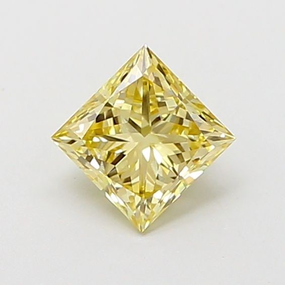 Loose Diamond - PRINCESS 0.59ct Fancy Light Yellow VS1: Loose Diamond - PRINCESS 0.59ct Fancy Light Yellow VS1 Source: This is a real non-mined Diamond that has been grown in a lab Shape: PRINCESS Carats: 0.59 Color: Fancy Light Yellow Certification: IGI V