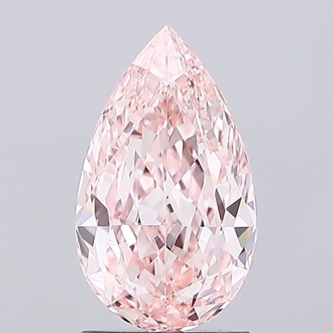 Loose Diamond - PEAR 1.58ct Fancy Intense Pink VVS2: Loose Diamond - PEAR 1.58ct Fancy Intense Pink VVS2 Source: This is a real non-mined Diamond that has been grown in a lab Shape: PEAR Carats: 1.58 Color: Fancy Intense Pink Certification: IGI Video: