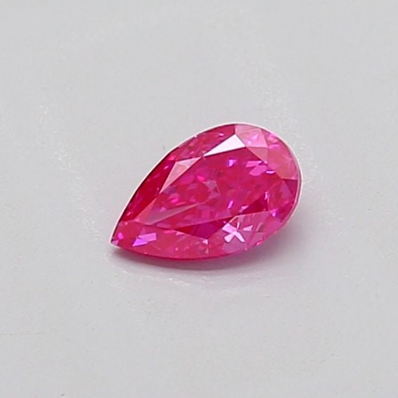 Loose Diamond - PEAR 0.31ct Fancy Vivid Pink VS2: Loose Diamond - PEAR 0.31ct Fancy Vivid Pink VS2 Source: This is a real non-mined Diamond that has been grown in a lab Shape: PEAR Carats: 0.31 Color: Fancy Vivid Pink Certification: NONE Video: