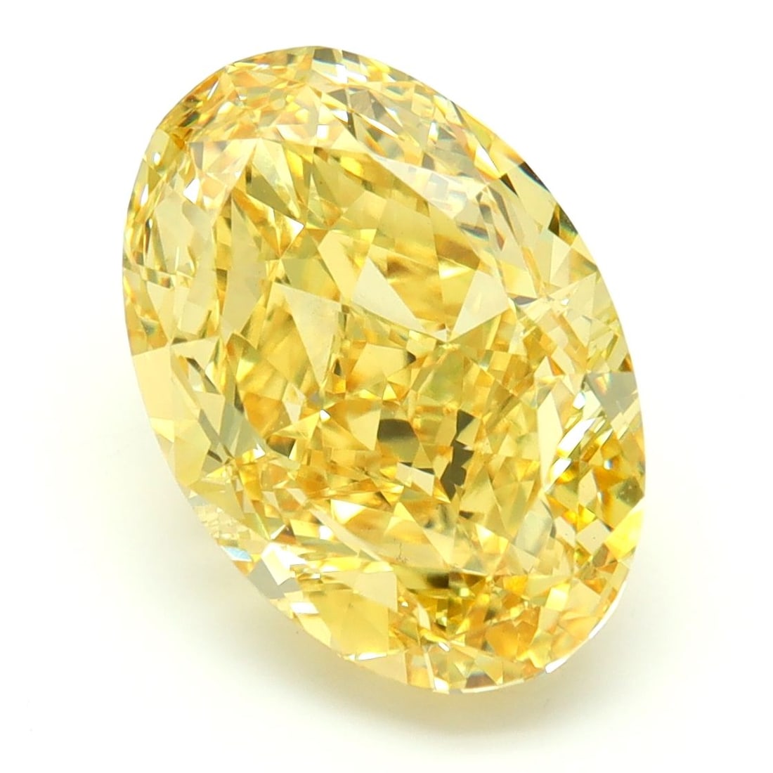 Loose Diamond - OVAL 6.07ct Fancy Vivid Yellow VS1: Loose Diamond - OVAL 6.07ct Fancy Vivid Yellow VS1 Source: This is a real non-mined Diamond that has been grown in a lab Shape: OVAL Carats: 6.07 Color: Fancy Vivid Yellow Certification: IGI Video: