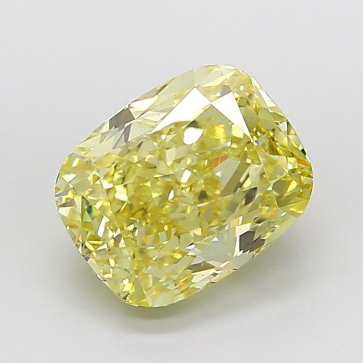 Loose Diamond - CUSHION MODIFIED 5.08ct Fancy Intense Yellow VS1: Loose Diamond - CUSHION MODIFIED 5.08ct Fancy Intense Yellow VS1 Source: This is a real non-mined Diamond that has been grown in a lab Shape: CUSHION MODIFIED Carats: 5.08 Color: Fancy Intense Yellow 