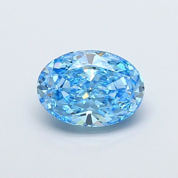 Loose Diamond - OVAL 1.3ct Fancy Vivid Blue VVS2: Loose Diamond - OVAL 1.3ct Fancy Vivid Blue VVS2 Source: This is a real non-mined Diamond that has been grown in a lab Shape: OVAL Carats: 1.3 Color: Fancy Vivid Blue Certification: IGI Video: