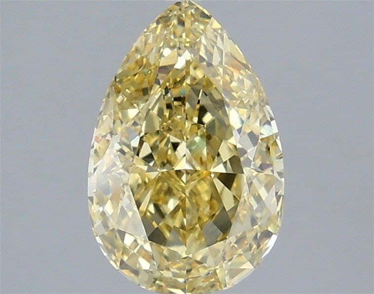 Loose Diamond - PEAR 2.1ct Fancy Intense Yellow VVS2: Loose Diamond - PEAR 2.1ct Fancy Intense Yellow VVS2 Source: This is a real non-mined Diamond that has been grown in a lab Shape: PEAR Carats: 2.1 Color: Fancy Intense Yellow Certification: IGI Video:
