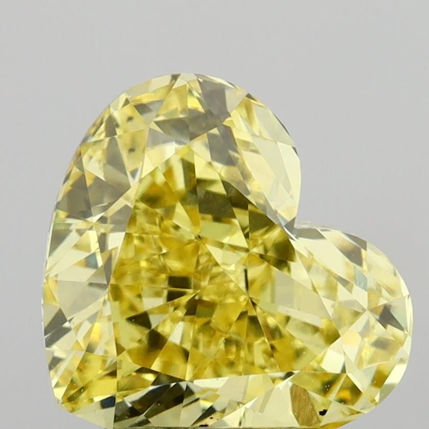 Loose Diamond - HEART 2.09ct Fancy Intense Yellow VVS2: Loose Diamond - HEART 2.09ct Fancy Intense Yellow VVS2 Source: This is a real non-mined Diamond that has been grown in a lab Shape: HEART Carats: 2.09 Color: Fancy Intense Yellow Certification: IGI Vi