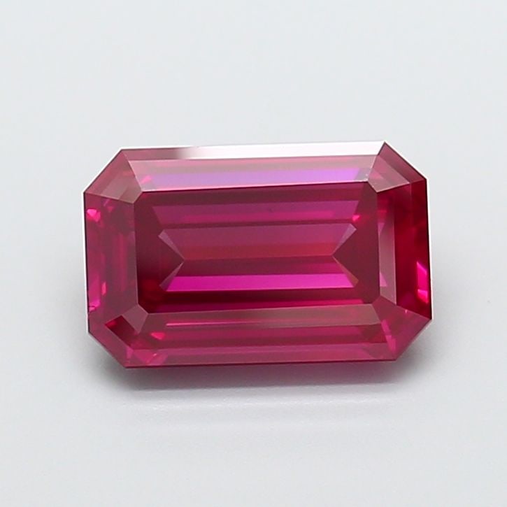 Loose Diamond - EMERALD 3.7ct Fancy Vivid Pink VS1: Loose Diamond - EMERALD 3.7ct Fancy Vivid Pink VS1 Source: This is a real non-mined Diamond that has been grown in a lab Shape: EMERALD Carats: 3.7 Color: Fancy Vivid Pink Certification: IGI Video: