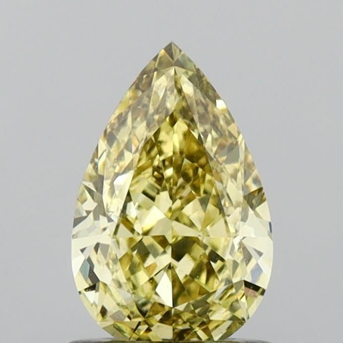 Loose Diamond - PEAR 1.01ct Fancy Yellow VS1: Loose Diamond - PEAR 1.01ct Fancy Yellow VS1 Source: This is a real non-mined Diamond that has been grown in a lab Shape: PEAR Carats: 1.01 Color: Fancy Yellow Certification: IGI Video:
