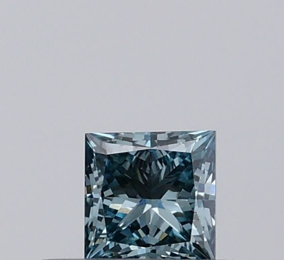 Loose Diamond - PRINCESS 0.25ct Fancy Vivid Green Blue VVS2: Loose Diamond - PRINCESS 0.25ct Fancy Vivid Green Blue VVS2 Source: This is a real non-mined Diamond that has been grown in a lab Shape: PRINCESS Carats: 0.25 Color: Fancy Vivid Green Blue Certificati