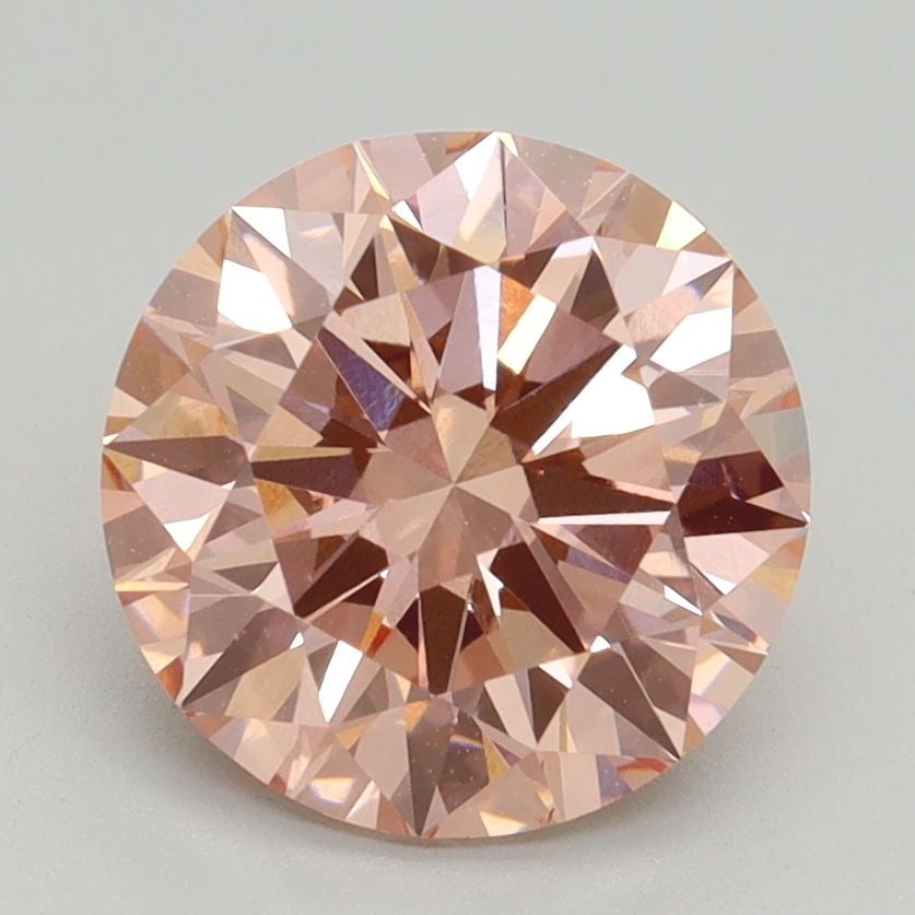 Loose Diamond - ROUND 2.55ct Fancy Intense Pink VS1: Loose Diamond - ROUND 2.55ct Fancy Intense Pink VS1 Source: This is a real non-mined Diamond that has been grown in a lab Shape: ROUND Carats: 2.55 Color: Fancy Intense Pink Certification: IGI Video: