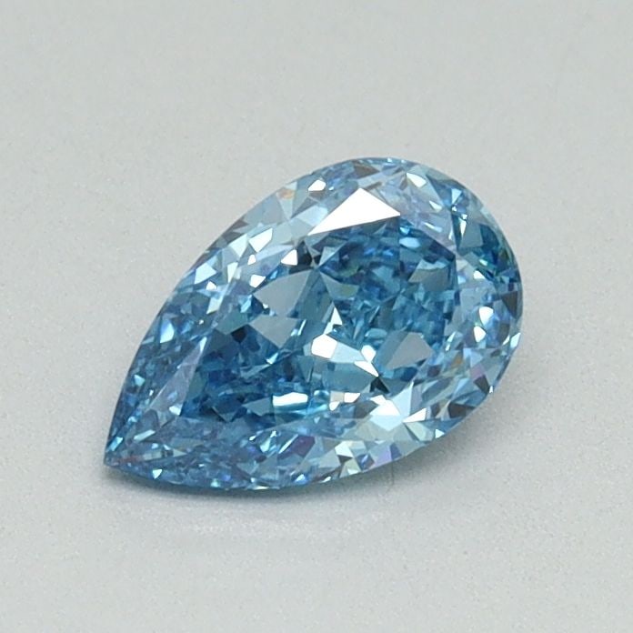 Loose Diamond - PEAR 0.54ct Fancy Vivid Blue VVS2: Loose Diamond - PEAR 0.54ct Fancy Vivid Blue VVS2 Source: This is a real non-mined Diamond that has been grown in a lab Shape: PEAR Carats: 0.54 Color: Fancy Vivid Blue Certification: IGI Video: