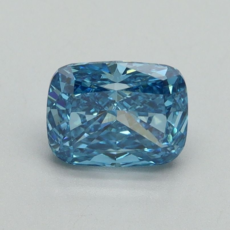 Loose Diamond - CUSHION MODIFIED 1.1ct Fancy Vivid Blue VS1: Loose Diamond - CUSHION MODIFIED 1.1ct Fancy Vivid Blue VS1 Source: This is a real non-mined Diamond that has been grown in a lab Shape: CUSHION MODIFIED Carats: 1.1 Color: Fancy Vivid Blue Certificat