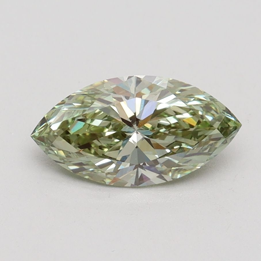 Loose Diamond - MARQUISE 1.0ct Fancy Intense Green VVS2: Loose Diamond - MARQUISE 1.0ct Fancy Intense Green VVS2 Source: This is a real non-mined Diamond that has been grown in a lab Shape: MARQUISE Carats: 1.0 Color: Fancy Intense Green Certification: IGI 