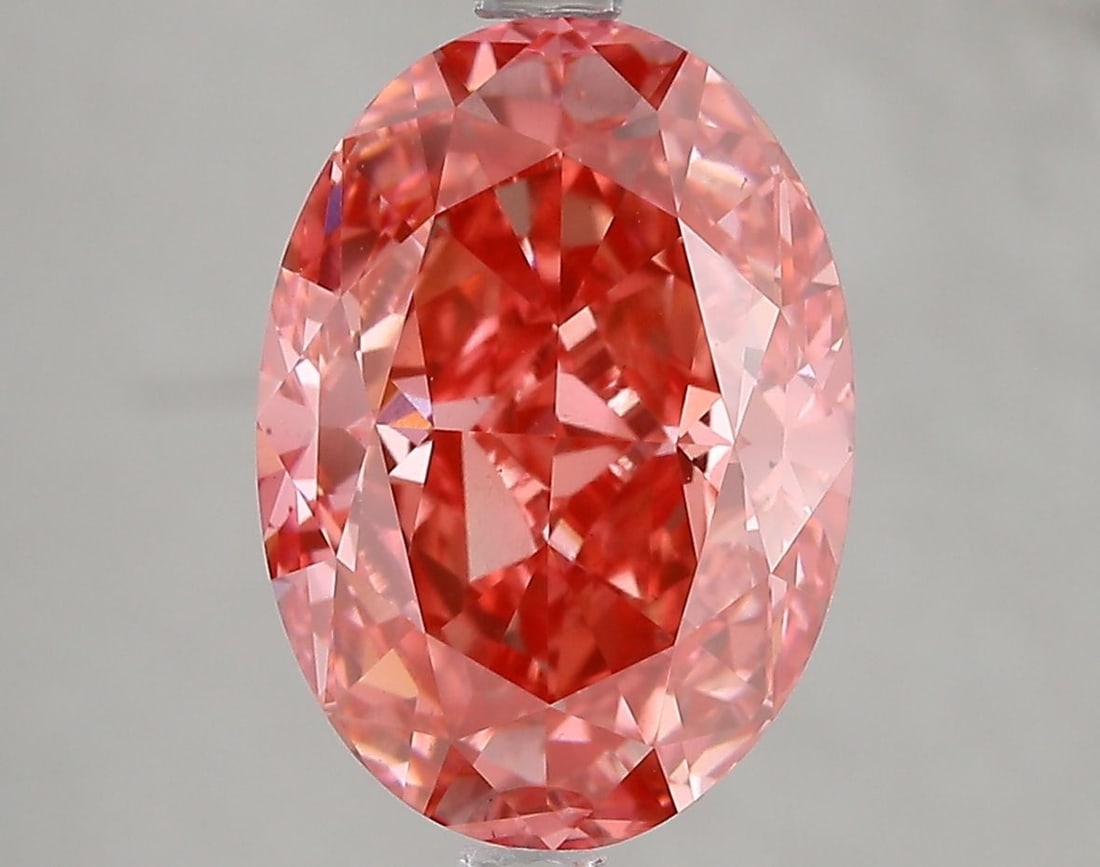 Loose Diamond - OVAL 5.1ct Fancy Vivid Pink VS2: Loose Diamond - OVAL 5.1ct Fancy Vivid Pink VS2 Source: This is a real non-mined Diamond that has been grown in a lab Shape: OVAL Carats: 5.1 Color: Fancy Vivid Pink Certification: IGI Video: Video