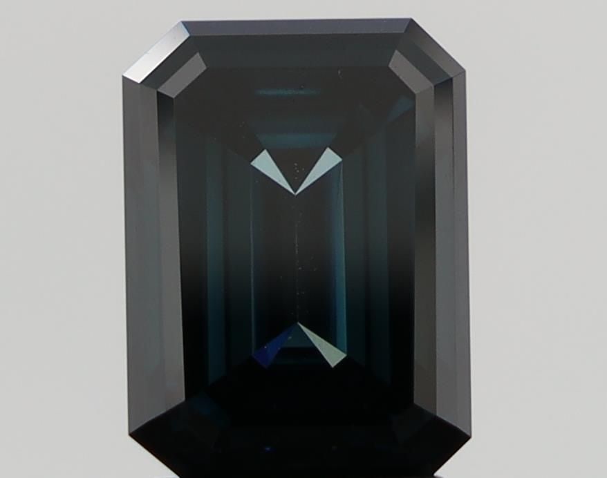 Loose Diamond - EMERALD 2.97ct Fancy Blue VS1 (1 of 1)