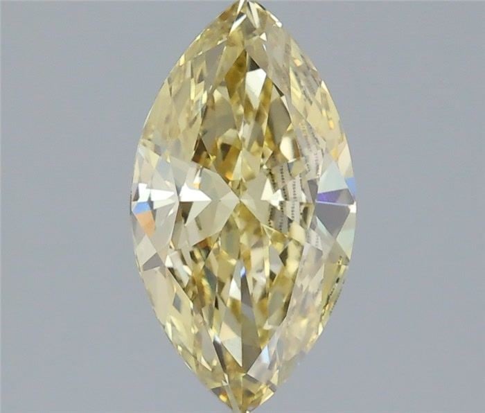 Loose Diamond - MARQUISE 1.23ct Fancy Yellow VS1: Loose Diamond - MARQUISE 1.23ct Fancy Yellow VS1 Source: This is a real non-mined Diamond that has been grown in a lab Shape: MARQUISE Carats: 1.23 Color: Fancy Yellow Certification: IGI Video: