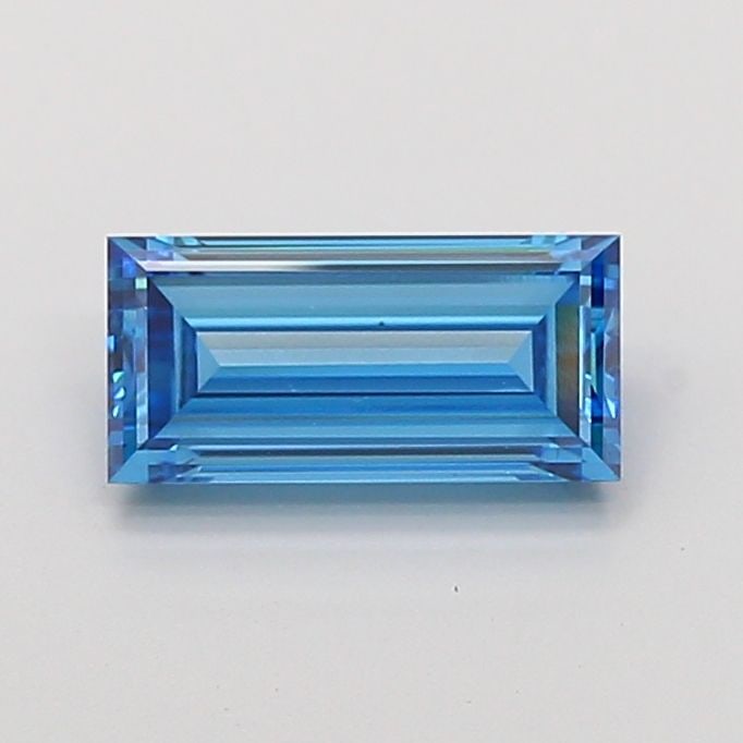 Loose Diamond - BAGUETTE 2.0ct Fancy Vivid Blue VS1: Loose Diamond - BAGUETTE 2.0ct Fancy Vivid Blue VS1 Source: This is a real non-mined Diamond that has been grown in a lab Shape: BAGUETTE Carats: 2.0 Color: Fancy Vivid Blue Certification: IGI Video: