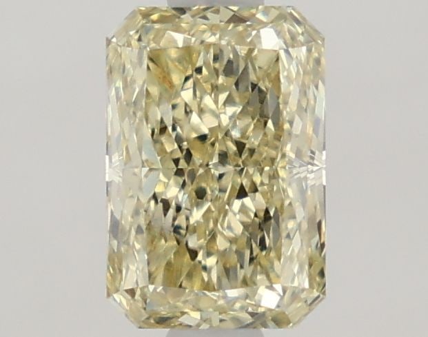 Loose Diamond - RADIANT 1.24ct Fancy Light Yellow VS1: Loose Diamond - RADIANT 1.24ct Fancy Light Yellow VS1 Source: This is a real non-mined Diamond that has been grown in a lab Shape: RADIANT Carats: 1.24 Color: Fancy Light Yellow Certification: IGI Vid