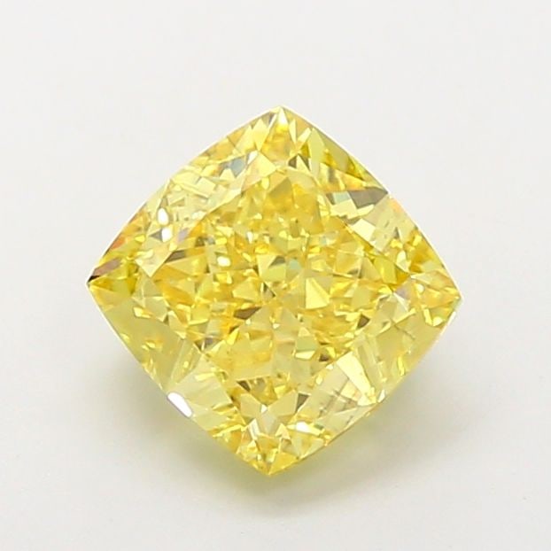 Loose Diamond - CUSHION MODIFIED 3.51ct Fancy Intense Yellow VS2: Loose Diamond - CUSHION MODIFIED 3.51ct Fancy Intense Yellow VS2 Source: This is a real non-mined Diamond that has been grown in a lab Shape: CUSHION MODIFIED Carats: 3.51 Color: Fancy Intense Yellow 