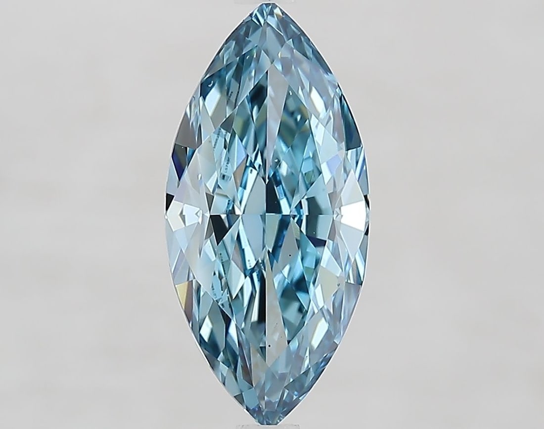 Loose Diamond - MARQUISE 2.82ct Fancy Vivid Blue VS1: Loose Diamond - MARQUISE 2.82ct Fancy Vivid Blue VS1 Source: This is a real non-mined Diamond that has been grown in a lab Shape: MARQUISE Carats: 2.82 Color: Fancy Vivid Blue Certification: IGI Video