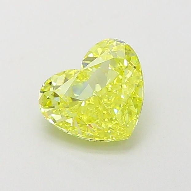 Loose Diamond - HEART 1.09ct Fancy Vivid Yellow SI1: Loose Diamond - HEART 1.09ct Fancy Vivid Yellow SI1 Source: This is a real non-mined Diamond that has been grown in a lab Shape: HEART Carats: 1.09 Color: Fancy Vivid Yellow Certification: IGI Video:
