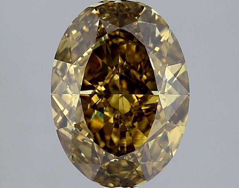 Loose Diamond - OVAL 3.13ct Faint Gray Yellow VS2 (1 of 1)