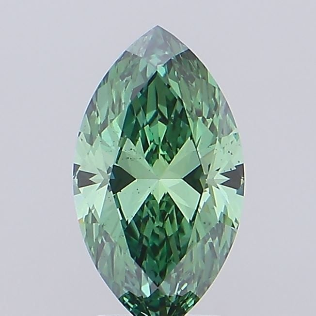 Loose Diamond - MARQUISE 2.25ct Fancy Vivid Green VS2: Loose Diamond - MARQUISE 2.25ct Fancy Vivid Green VS2 Source: This is a real non-mined Diamond that has been grown in a lab Shape: MARQUISE Carats: 2.25 Color: Fancy Vivid Green Certification: IGI Vid